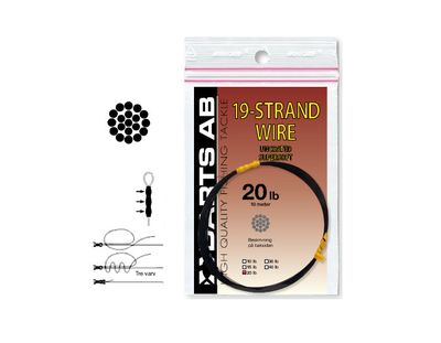 Tafsmaterial Darts 19-Strand - 10m - 40 Lb
