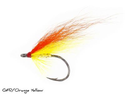 SpinFly Fluga GFR - Orange/Gul - Mustad - #6