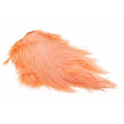 Whiting Spey Saddle Silver - Salmon Pink
