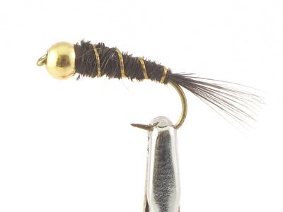 Fluga Dano - Black Nymph - Goldhead - 12