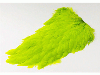Whiting - Soft Hackle 4 B´s Hen Saddle - Fl.Chartreuse