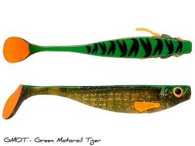 Storm R.I.P T-Bone - 23cm (9") - Green Motoroil Tiger
