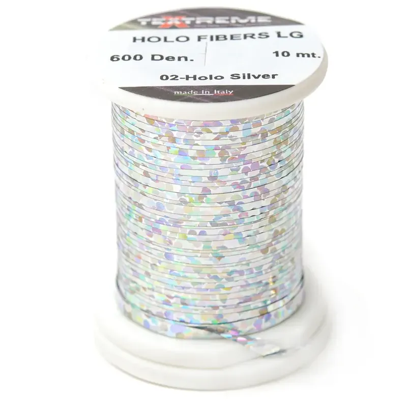 Holographic Tinsel - Large - Silver