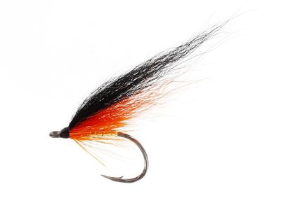 SpinFly Fluga Black Orange - Mustad - #6