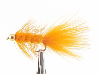 Fluga Dano - Wolly Bugger - Orange Goldhead - 8