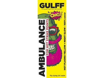 Gulff UV Lim - 15ml - Ambulance Yellow