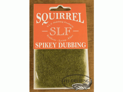 SLF Squirrel Dubbing - Olive