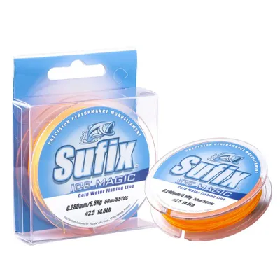 Sufix Ice Magic - 50m - Neongul/Orange - 0,245mm