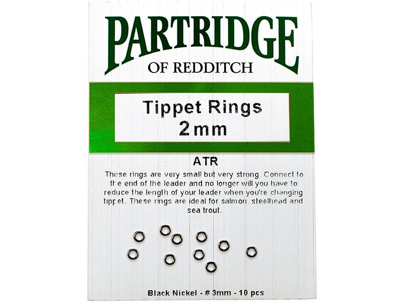 Partridge Tippet Rings - 10p - 2mm