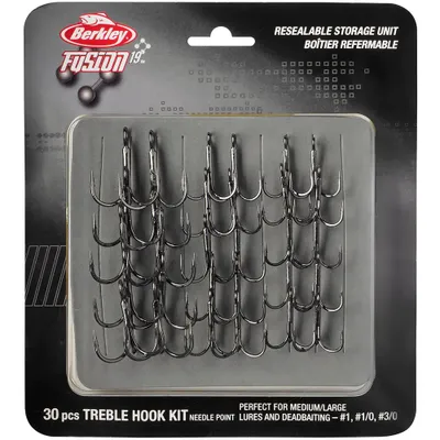 Berkley Fusion19 Treble Kit 'Big' 30p - #1, 1/0, 3/0