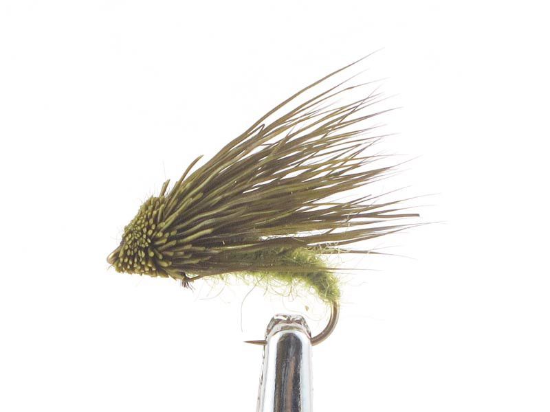 Fluga Dano - Streaking Caddis - All Olive - 14