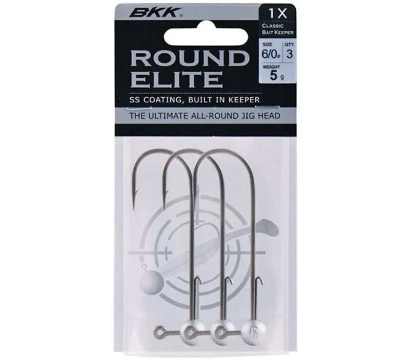 BKK Round Elite Classic Jighead - 3p