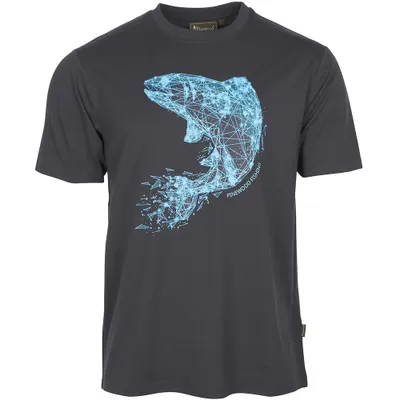 T-Shirt Pinewood Fish - Indigoblue/Grey