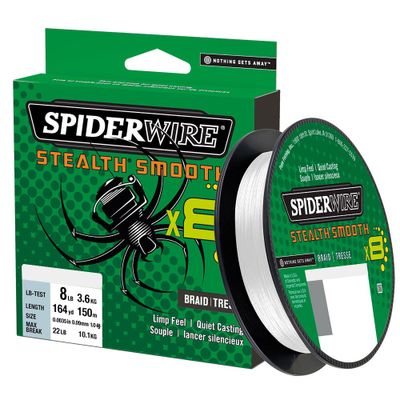 Spiderwire Stealth Smooth 8 150m 'Crystal'