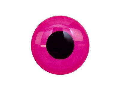 Epoxyögon - Fluo Pink - 11 mm