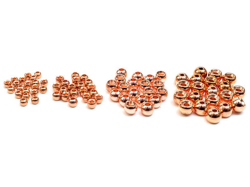 Brass Beads Förtyngningshuvud - Koppar - 5 mm