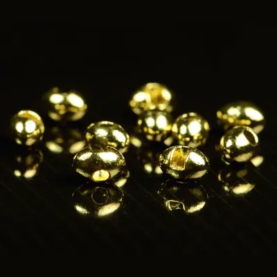 Spawn Slotted Tungsten Football Beads - 6 mm