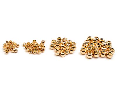 Brass Beads Förtyngningshuvud - Guld
