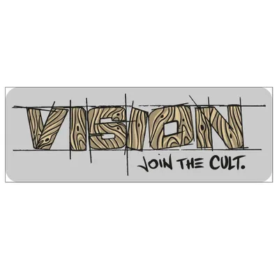 Vision Sticker - "Join the cult" 150mm
