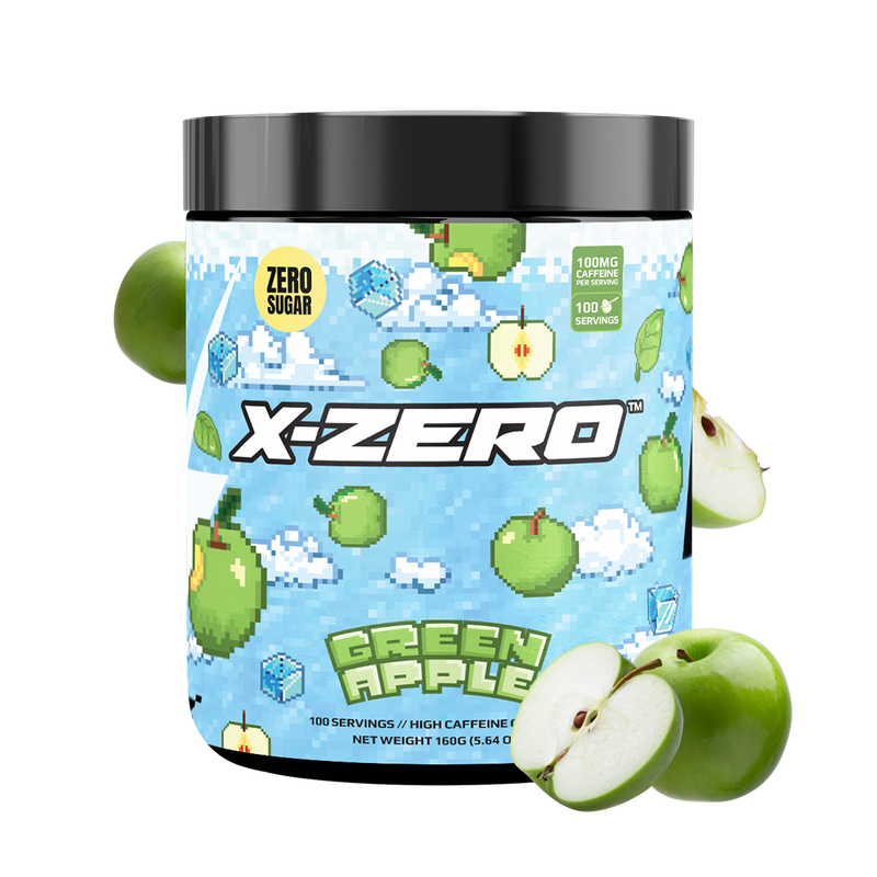 X-Zero Green Apple (160g / 100 Portioner)