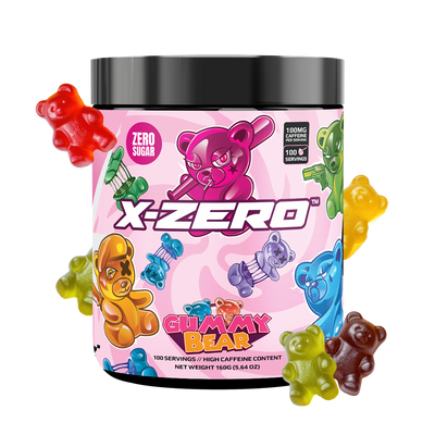 X-Zero Gummy Bear (160g / 100 Portioner)