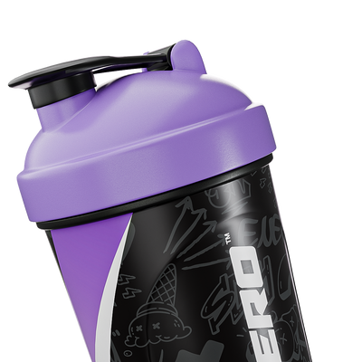 X-Zero Black & Purple Shaker (500ml)