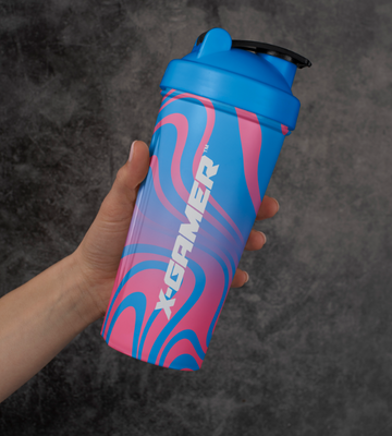 X-Zero Swirly Blue & Pink Shaker (700ml)