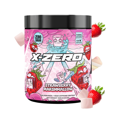 X-Zero Strawberry Marshmallow (160g / 100 Portioner)