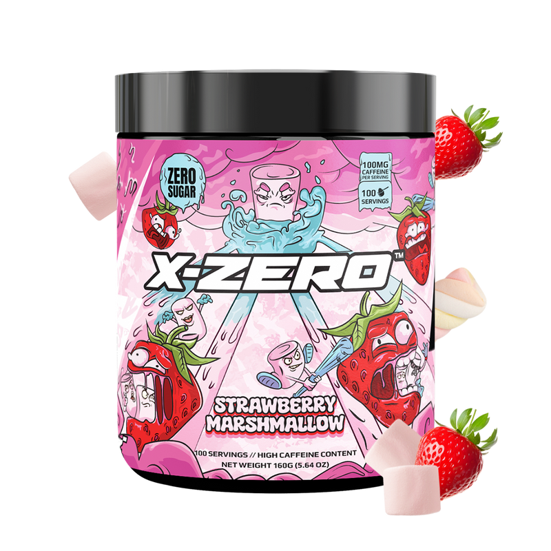 X-Zero Strawberry Marshmallow (160g / 100 Portioner)