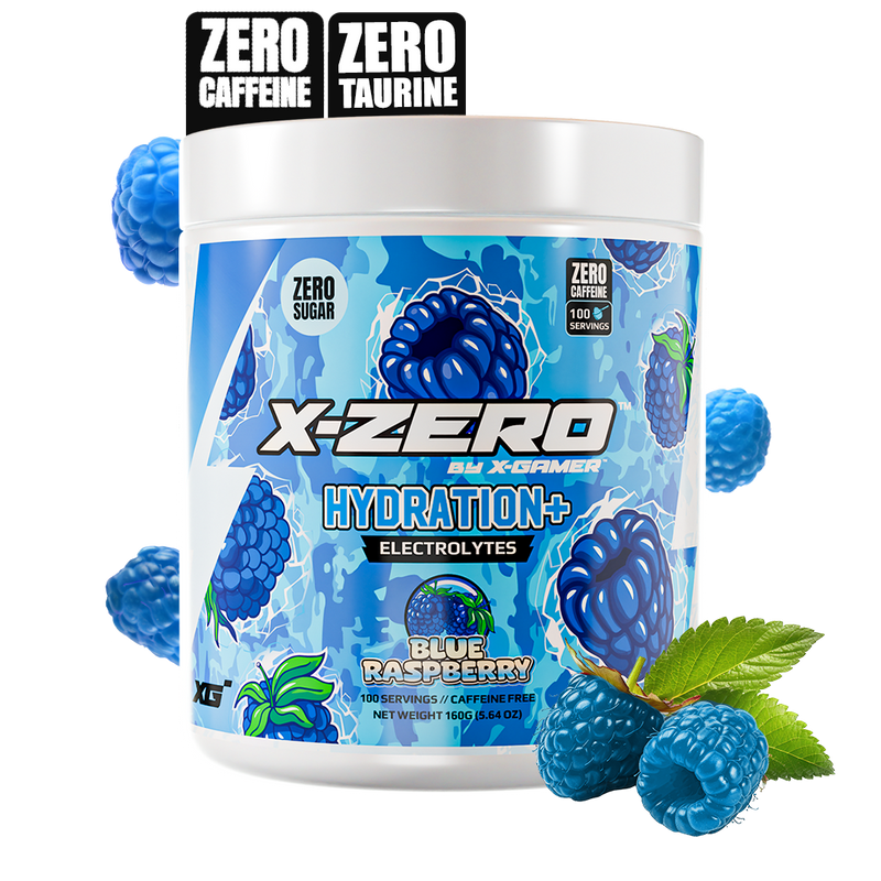 X-Zero Hydration Blue Raspberry (160g / 100 Portioner)