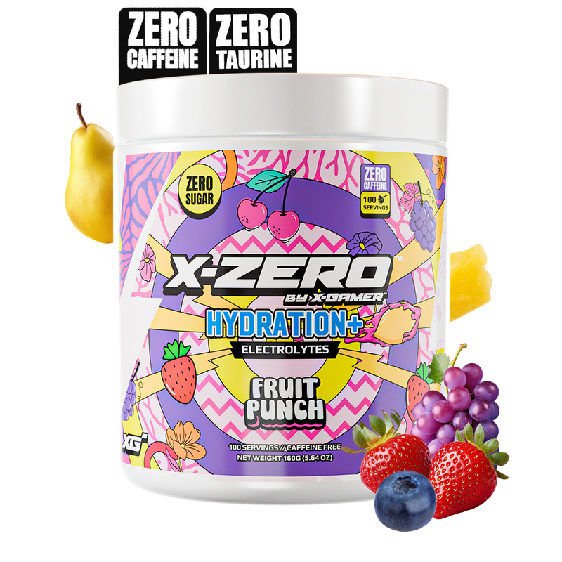 X-Zero Hydration Fruit Punch (160g / 100 Portioner)