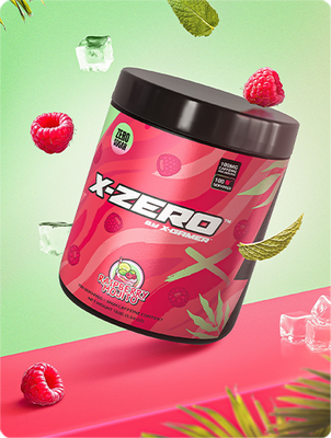 X-Zero Raspberry Mojito (160g / 100 Portioner)