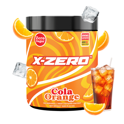 X-Zero Cola Orange (160g / 100 Portioner)