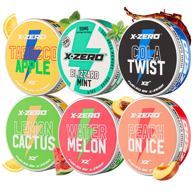 Variety Pack Energy Prillor (6 Pack / 100 Prillor)