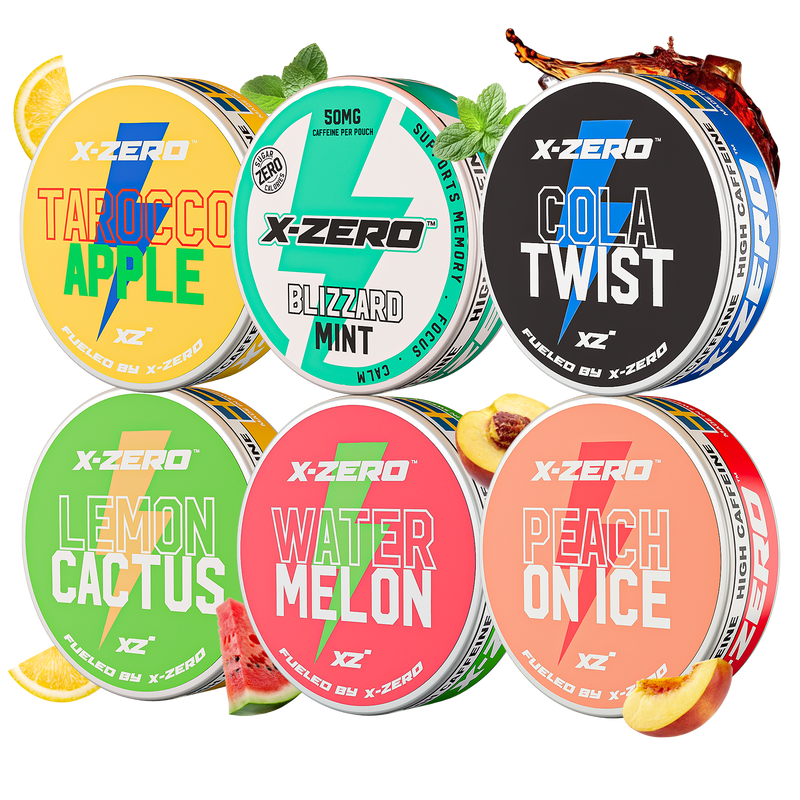 Variety Pack Energy Prillor (6 Pack / 100 Prillor)