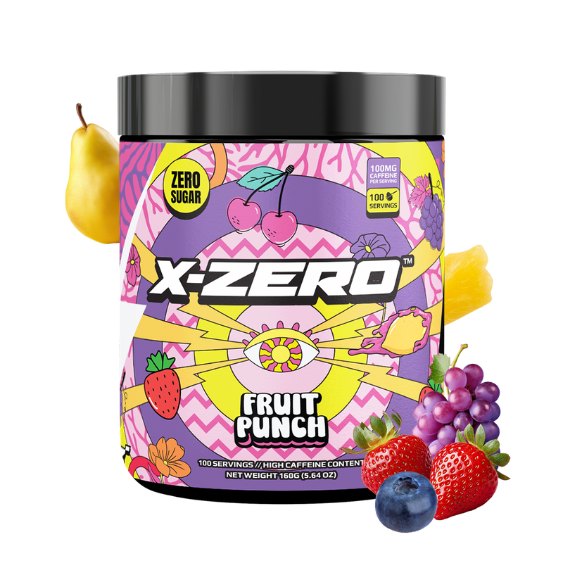 X-Zero Fruit Punch (160g / 100 Portioner)
