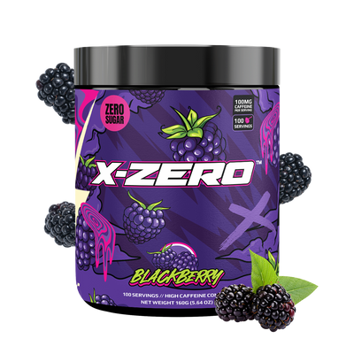 X-Zero Blackberry (160g / 100 Portioner)