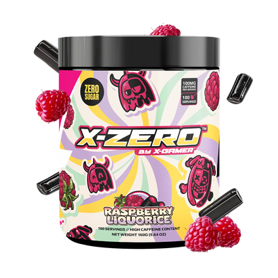 X-Zero Raspberry Liquorice (160g / 100 Portioner)