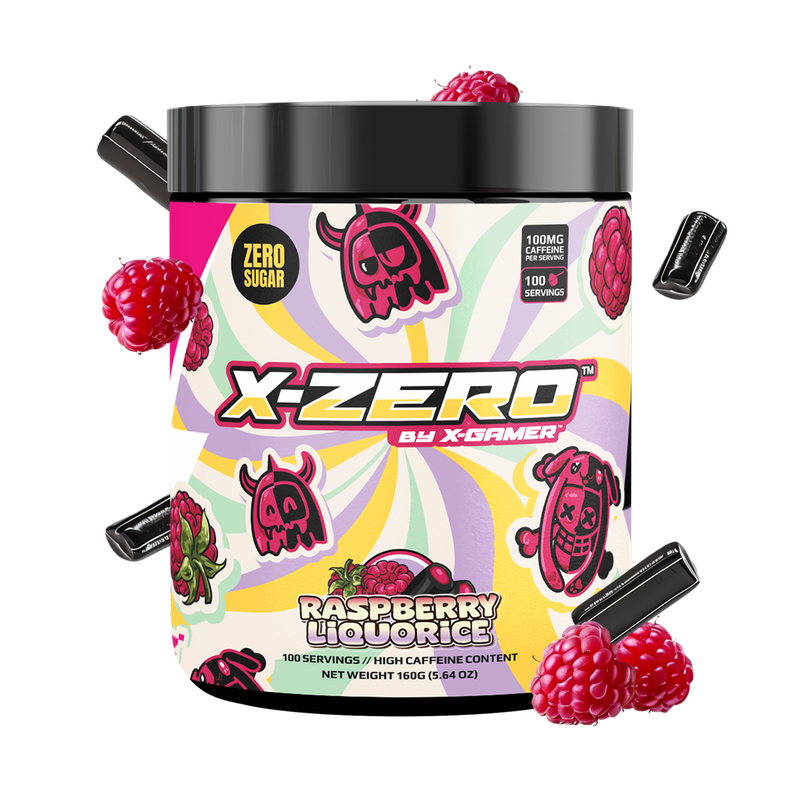 X-Zero Raspberry Liquorice (160g / 100 Portioner)