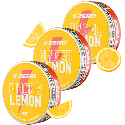 Ginger Lemon Energy Prillor (3 Pack / 60 Prillor)