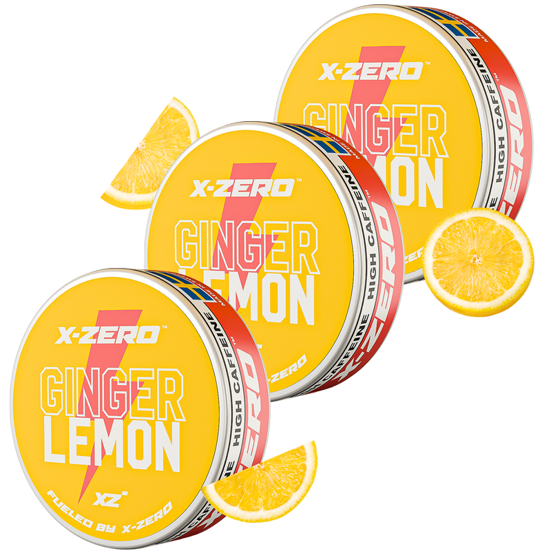 Ginger Lemon Energy Prillor (3 Pack / 60 Prillor)