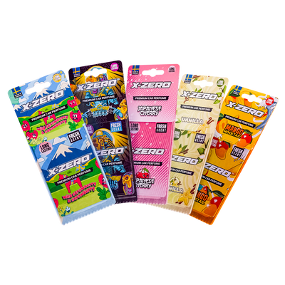 X-Zero Premium Car Air Fresheners Variety Pack