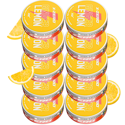 Ginger Lemon Energy Prillor (10 Pack/200 Prillor)