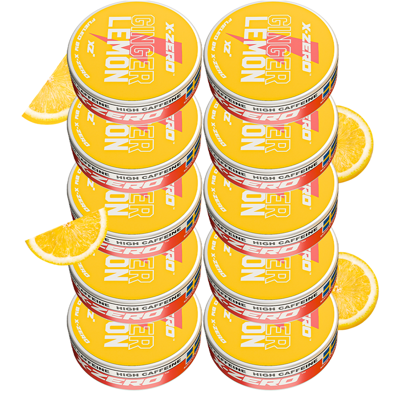 Ginger Lemon Energy Prillor (10 Pack/200 Prillor)