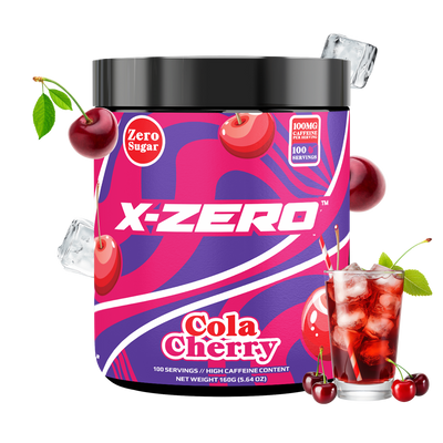 X-Zero Cola Cherry (160g / 100 Portioner)