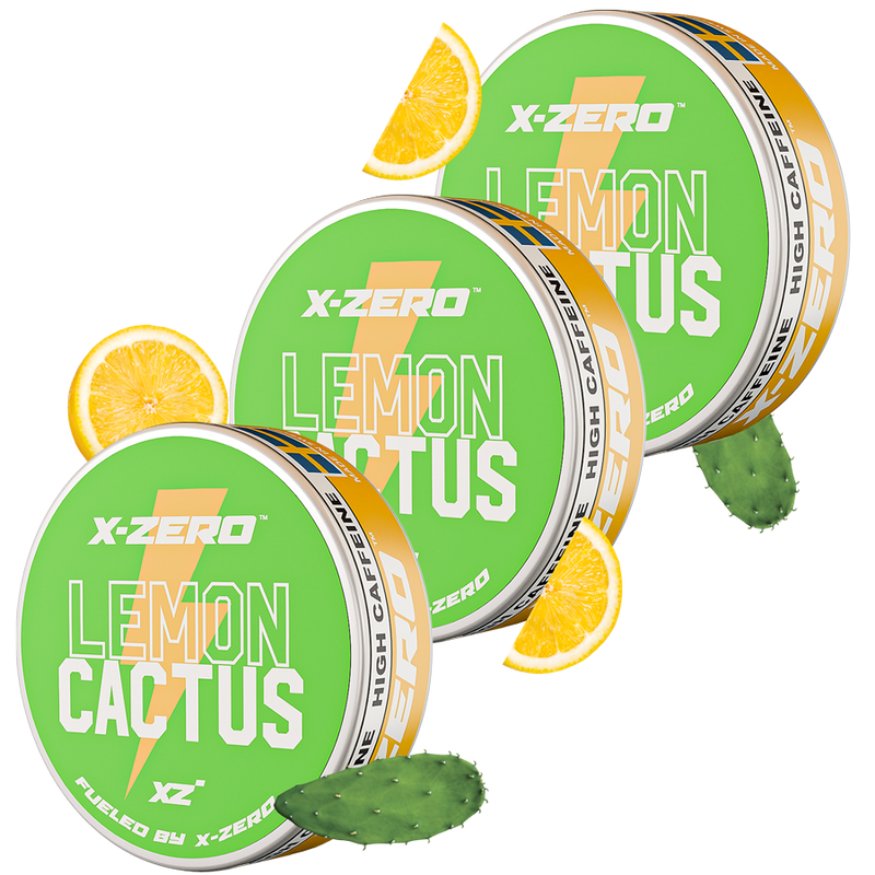 Lemon Cactus Energy Prillor (3 Pack / 60 Prillor)