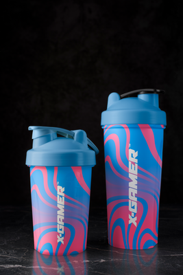 X-Zero Swirly Blue & Pink Shaker (500ml)