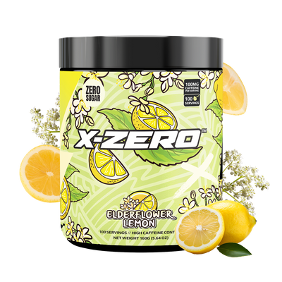 X-Zero Elderflower Lemon (160g / 100 Portioner)