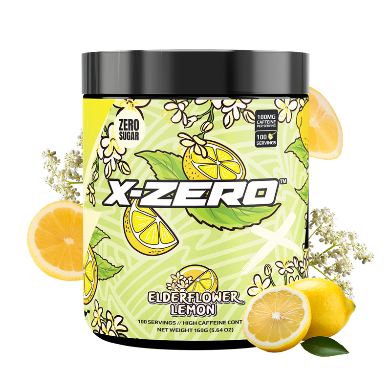 X-Zero Elderflower Lemon (160g / 100 Portioner)