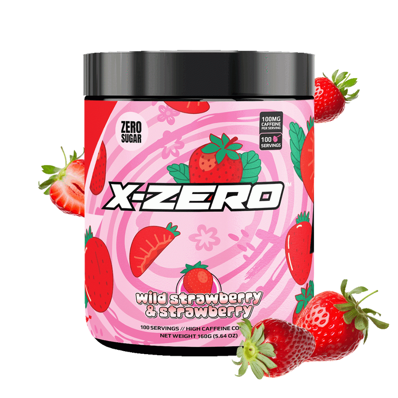 X-Zero Wild Strawberry & Strawberry (160g / 100 Portioner)